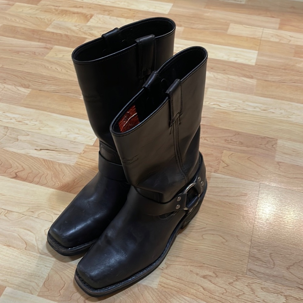 Harley Davidson women’s black leather boots